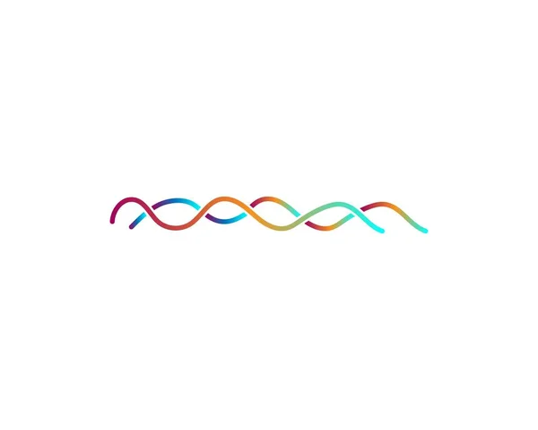 Modèle Icône Vectorielle Logo Ilustration Onde Sonore — Image vectorielle