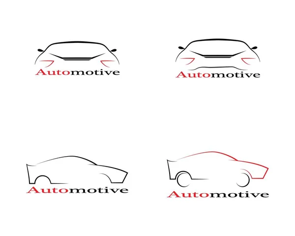 Hastighet Auto Bil Logotyp Mall Vektor Ikon — Stock vektor