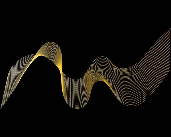 Modèle Icône Vectorielle Logo Ilustration Onde Sonore — Image vectorielle