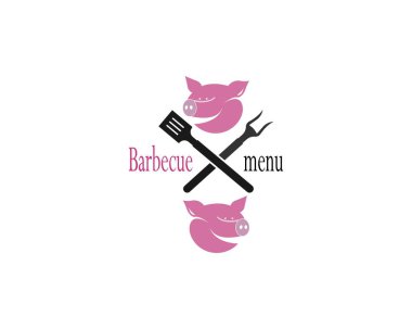 Barbekü ve ızgara logosu tasarımı
