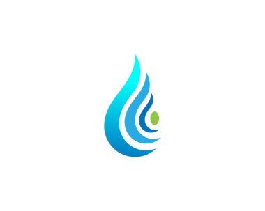 su damlası Logo Şablonu vektör çizimi tasarımı