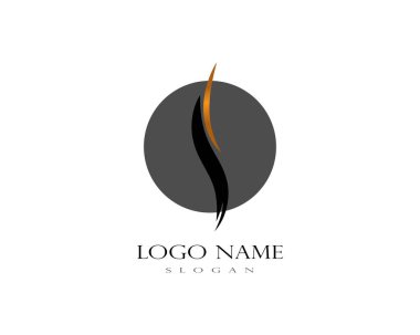 Saç dalgası logo vektörü