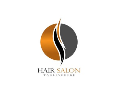 Saç dalgası logo vektörü