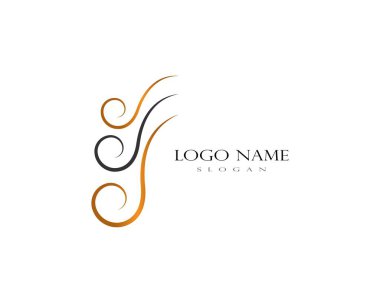 Saç dalgası logo vektörü