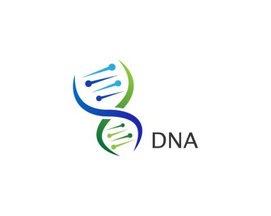 D, N, bir logo vektör şablonu