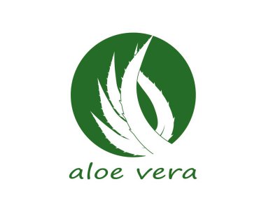 Aloe vera logo vektörü