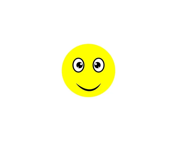 Emoticon Logo Vector Icon Template — Stock Vector