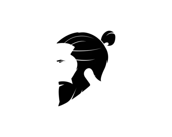 Вінтажний Перукарський Магазин Логотип Векторний Іконка Шаблон — стоковий вектор