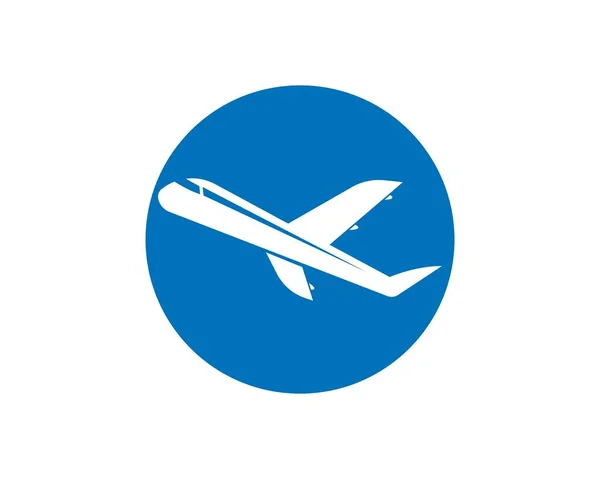 Modello Icona Vettoriale Logo Viaggio — Vettoriale Stock