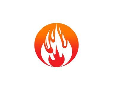 Logo vektör şablonunu ateşle