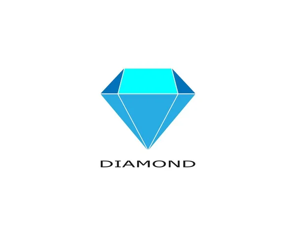 Diamant Logo Vector Template Illustratie Ontwerp — Stockvector