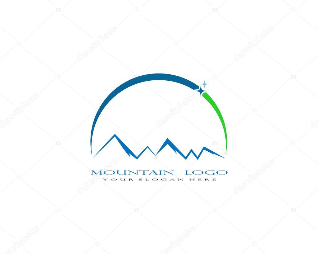 Mountains Logo vector Template
