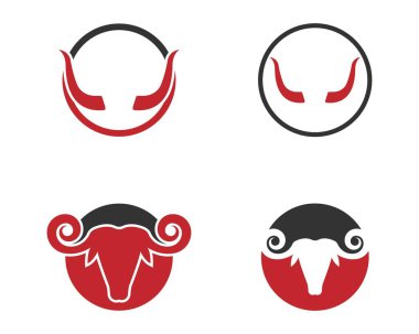 Red Bull Taurus Logo Şablon vektör çizimi