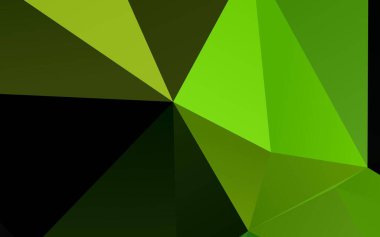 Yeşil üçgen vektör arkaplan. Modern resimleme 