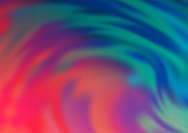 Farklı şekil ve renkte bulanık çizgiler. Gradyanı olan belirsiz bir soyut çizim. İşiniz için yepyeni bir tasarım.. 