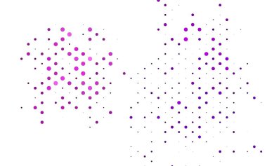 Noktalı vektör arkaplanı, soyut çemberlerin çizimi, kopyalama alanı deseni