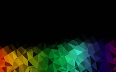 Gradyan üçgen vektör arkaplanı. Modern resimleme 