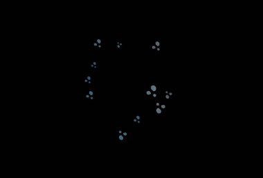 Sıvı şekilli koyu mavi vektör arkaplan. Mermer biçiminde ve gradyanlı geometrik illüstrasyon. İşiniz için en iyi bulanık tasarım..
