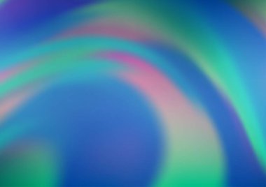 Mavi tonlu bulanık çizgiler. Gradyanı olan belirsiz bir soyut çizim. İşiniz için yepyeni bir tasarım.. 