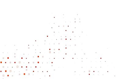 Açık Turuncu vektör arkaplanı çizgiler, dikdörtgenler. Dikdörtgenleri ve kareleri olan güzel bir çizim. Reklamlar için desen.