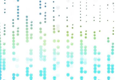 Açık mavi, üzerinde güzel kar taneleri olan sarı vektör örtüsü. Soyut şablondaki kar ile dekoratif parlak illüstrasyon. İş ilanınız için yeni yıl tasarımı.