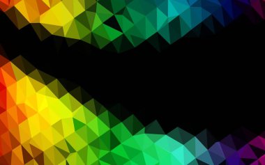 Gradyan üçgen vektör arkaplanı. Modern resimleme 