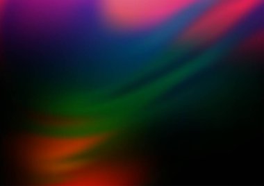 Koyu gökkuşağı renklerinde bulanık çizgiler. İşiniz için soyut bir çizim ve yepyeni bir tasarım.. 