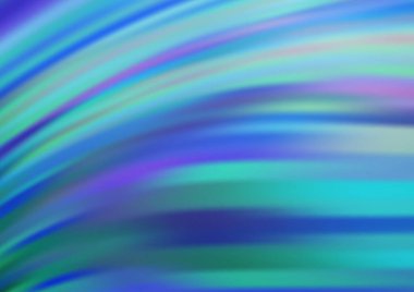 Mavi tonlu bulanık çizgiler. Gradyanı olan belirsiz bir soyut çizim. İşiniz için yepyeni bir tasarım.. 