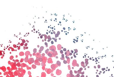 Açık mavi, lav şekilli kırmızı vektör şablonu. Mermer stilinde tamamen yeni bir renk çizimi. İş tasarımınız için şablon.