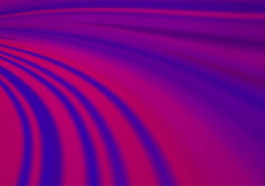 Mor renkli arkaplandaki kıvrımlı ışık ışınları. Gradyan bulanıklığı olan modern illüstrasyon