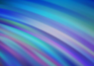 Mavi tonlu ışık ışınları vektör arka planda. Gradyan bulanıklığı olan modern illüstrasyon