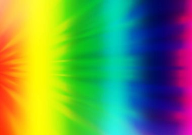 Tekstil, arkaplan, duvar kâğıtları ve el ilanları için bulanık gökkuşağı çok renkli vektör şablonu