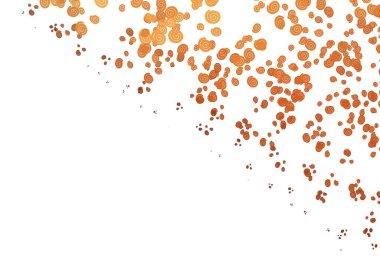 Kabarcık şekilli hafif turuncu vektör arkaplanı. Mermer biçiminde ve gradyanlı geometrik illüstrasyon. Arkaplanlar için desenli dalga deseni.