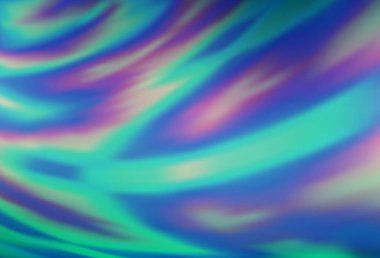 Açık mavi vektör bulanık desen. Görüntü stili ve gradyanı olan yeni renkli çizimler. İşiniz için yeni tasarım.