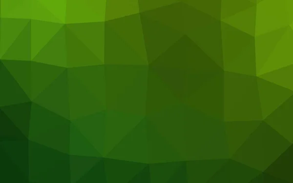 Grüne Dreiecke Vektorhintergrund Moderne Illustration — Stockvektor
