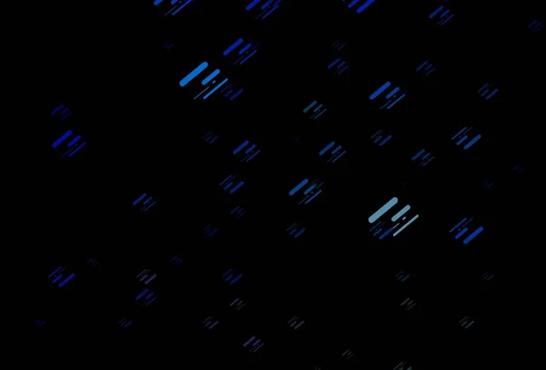 Layout Vetorial Blue Escuro Com Linhas Planas Glitter Ilustração Abstrata — Vetor de Stock