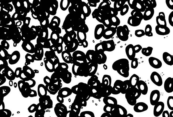 Schwarz Weißer Vektorhintergrund Mit Punkten Moderne Abstrakte Illustration Mit Bunten — Stockvektor