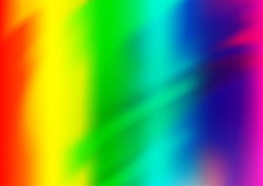 Tekstil, arkaplan, duvar kâğıtları ve el ilanları için bulanık gökkuşağı çok renkli vektör şablonu