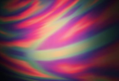 Koyu pembe vektör parlak şablonu bulanıklaştırdı. Gradyan tasarımlı, soyut, ışıltılı çizimler. İşiniz için yeni tasarım.