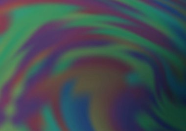 Tekstil, arkaplan, duvar kâğıtları ve el ilanları için bulanık gökkuşağı çok renkli vektör şablonu