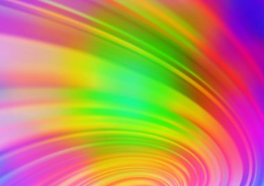 Tekstil, arkaplan, duvar kâğıtları ve el ilanları için bulanık gökkuşağı çok renkli vektör şablonu