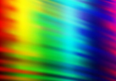 Soyut bulanık gökkuşağı çok renkli ışık ışınları. Tekstil, arkaplan, duvar kâğıtları ve el ilanları için vektör şablonu