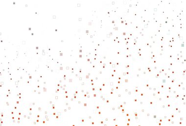 Dikdörtgenli, kare şeklinde hafif turuncu vektör düzeni. Dikdörtgenli soyut gradyan çizimi. Terfi için modern şablon.