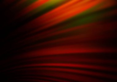 Kırmızı pembe tonlu, kıvrımlı ışık ışınları vektör arka planı. Gradyan bulanıklığı olan modern illüstrasyon