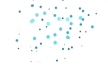 Noktalı hafif Mavili vektör arkaplanı. Renkli su damlaları olan modern soyut çizimler. İş reklamları için tasarım.