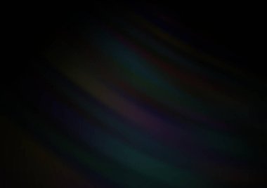 Eğri ışık ışınları koyu tonlu renk vektör arka planında. Gradyan bulanıklığı olan modern illüstrasyon