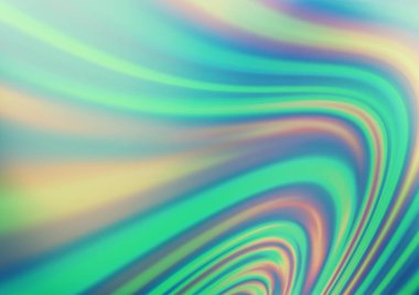 Mavi tonlu ışık ışınları vektör arka planda. Gradyan bulanıklığı olan modern illüstrasyon