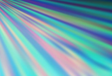 Düz çizgileri olan hafif Mavili vektör arkaplanı. Bulanık dekoratif tasarım basit bir şekilde çizgilerle. TV reklamları için arkaplan.