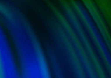 Mavi tonlu ışık ışınları vektör arka planda. Gradyan bulanıklığı olan modern illüstrasyon