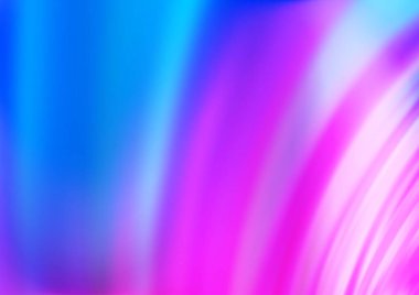 Kırmızı pembe tonlu, kıvrımlı ışık ışınları vektör arka planı. Gradyan bulanıklığı olan modern illüstrasyon